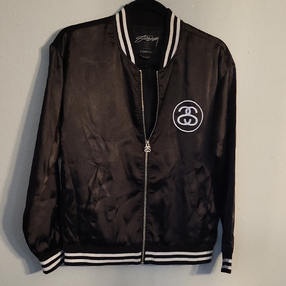 STTUSY SATIN JACKET